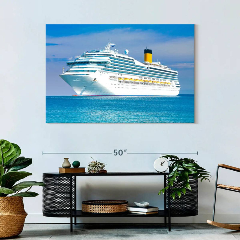 Mehar Large Ship, 32" H x 48" W