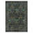8'X10' Machine Washable Floral Area Rug With Non-Slip Backing for Living Room and Bedroom Black-118416387