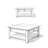 Monroe 38"W Solid Acacia Wood Rustic Square Coffee Table with 2 Drawers and Open Shelf-12130262
