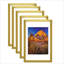 Cadre photo 15,4 x 21,3 pouces en PVC doré, présentoir mural, ensemble de 5, 8,8 lb-129389768