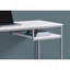 Bureau d'ordinateur, bureau personnel, ordinateur portable, L 48 po, travail, stratifié, métal, contemporain-893977990