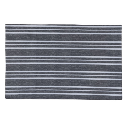 Fazaan Cotton Striped Rectangle Placemat