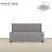 King Size Upholstered Bed With Sturdy Frame