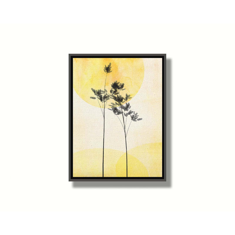 «Feeling Love» par Hal Halli. Estampe numérique, H 40,5 po x l 30,5 po, Noir, Impression encadrée sans passe-partout