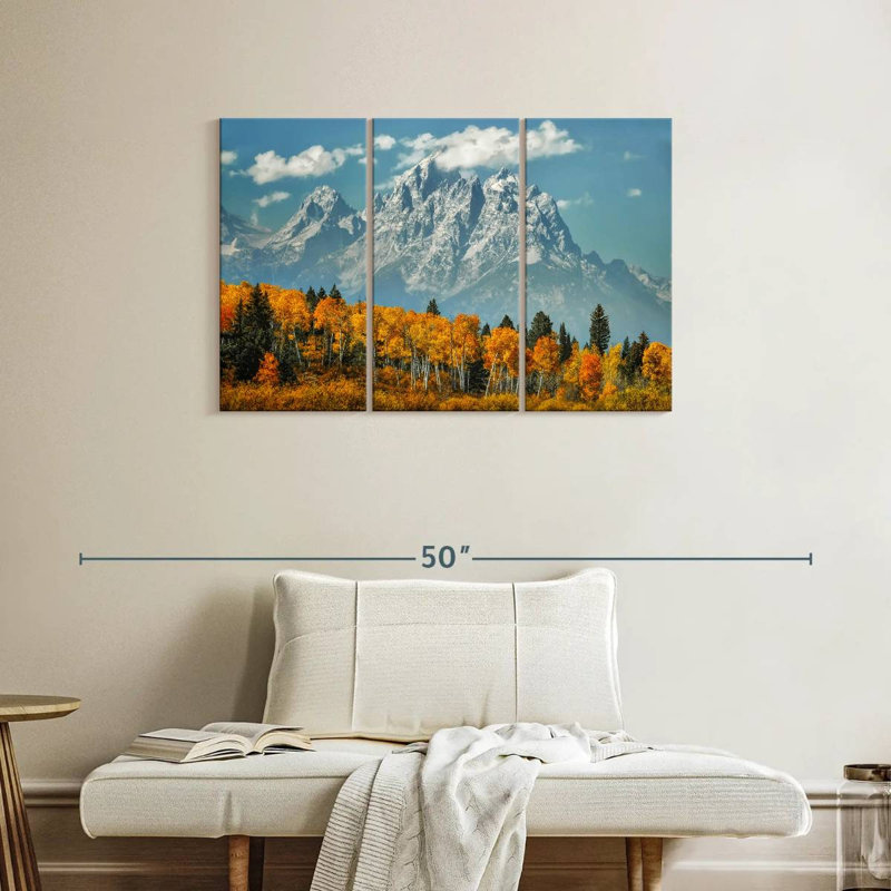 Golden Aspens d'Alvord Grand Teton, H 24 po x l 38 po