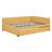 Upholstered Daybed with Trundle, Linen Fabric, No Box Spring Needed, Space-Saving and Durable-114572403-114572404
