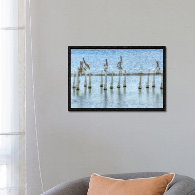Pelican Pier 1 Piece Wall Art on Canvas