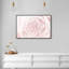 Oliver Gal Blush Winter Flower Pink Floral & Botanical - Framed Acrylic Glass Wall Art-1671467531-1671467530