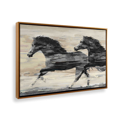 «Galloper Horses» par Amber Sterling, reproduction d'art