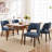 Upholstered Solid Wood Dining Side Chair-1558401755