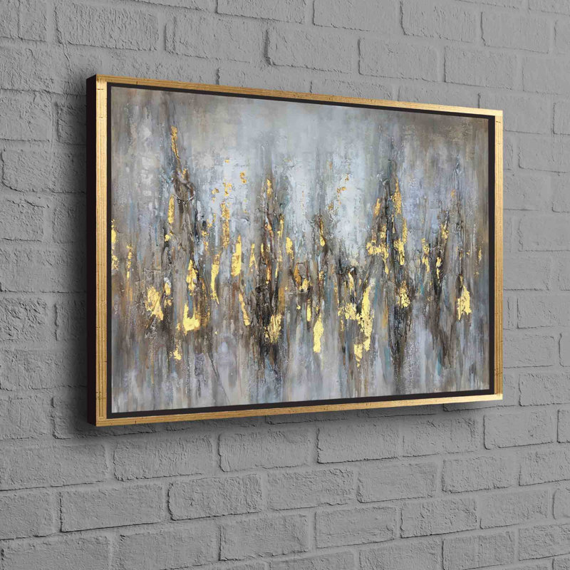 Print Abstract Art Modern Poster with Soft Tones and Elements on Canvas for Contemporary Wall Decor_2, 60 cm H x 90 cm W