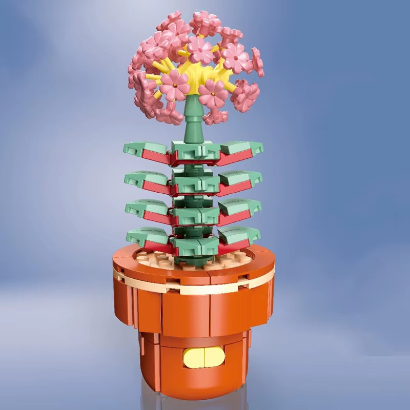 Ensemble de briques de construction de plantes - Crasula par Wizardi F07N11-29-31 (113)