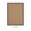 Tapis berbère beige foncé fait à la main avec bordure en coton brun fait à la main Nannette-1027128473