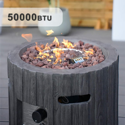 Vertical Wood Grain Effect Heater