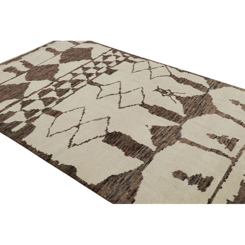 Hand Knotted Wool Area Rug