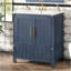 Meuble-lavabo multifonctionnel avec portes et tablettes de rangement de 30 po avec lavabo 30 po, avec tiroirs, bleu-755990470