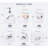 White Bathroom Accessories Set