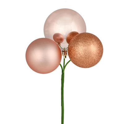 Ornement en forme de boule 18 po Vickerman, 4 par sac