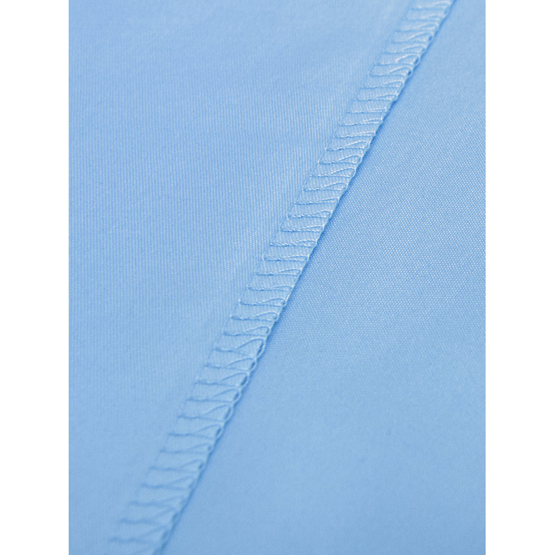 Microfiber Fitted Sheet, Sky Blue, California King