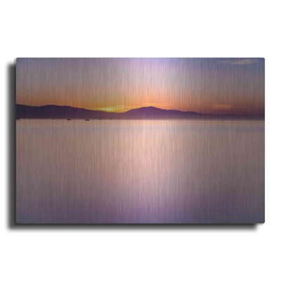 Simple Sunrise par Chris Moyer - reproduction d'art sur métal sans cadre