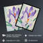 Crocus Flower Purple Bright Watercolour Wall Art Print