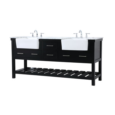Pelaghia 72'' Double Bathroom Vanity