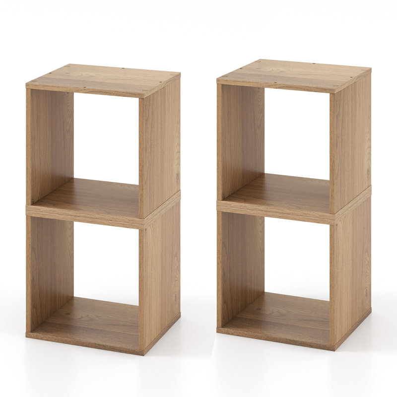 30.5''H X 15''W Elandra Bookcase, Brown