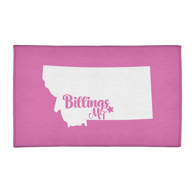 Tapis zone rose en polyester billings montana