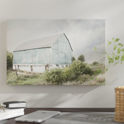 'Late Summer Barn I' Photographic Print on Wrapped Canvas