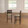 Thurman Upholstered Counter Stool with Metal Frame