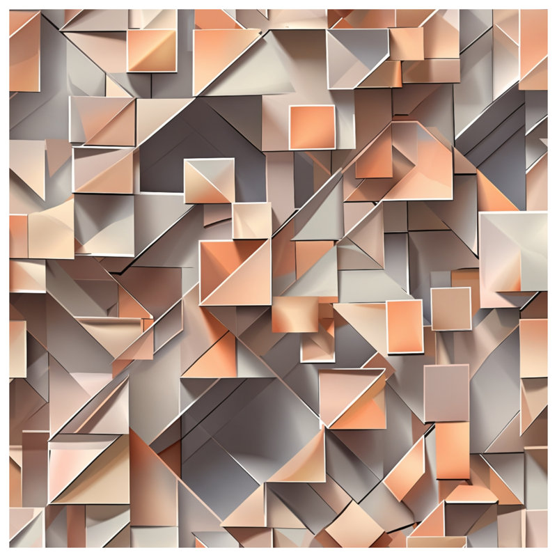 Coussins décoratifs géométriques, 20 x 20 inches