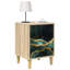  Bedside Cabinet Sonoma Oak Engineered Wood Nightstand Bedroom Furniture