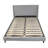 King Upholstered Bed With 2 Nightstands