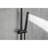 Stainless Steel Handheld Shower With Adjustable Height, 59-Inch Hose, And 28-Inch Slide Bar Bar, Hose In Dark Black