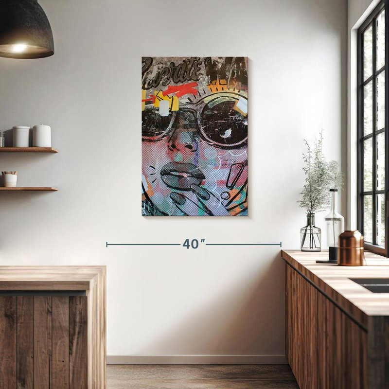 Leisha Private War, 36" H x 24" W