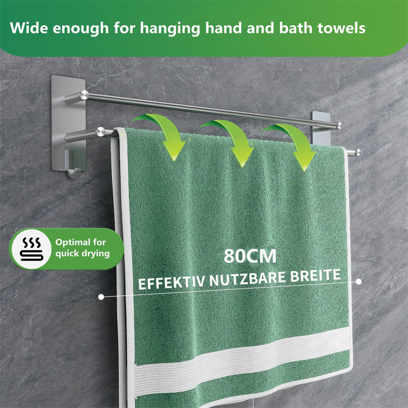 Littles 80cm Towel Bar