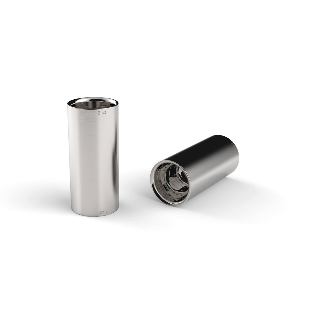 2oz. Stainless Steel Shot Glass / Shooter Set Latitude Run®