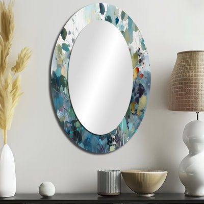 Miroir mural vert Green Leaf Foliage III