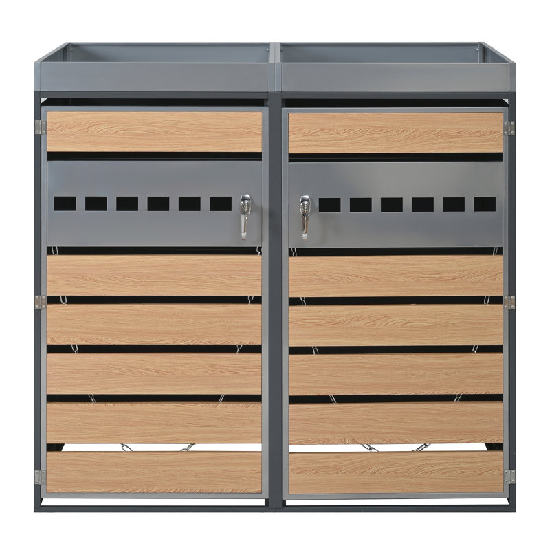 Metal Double Bin Store