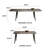 Rederick 8 - Person Extendable Faux Marble Top Four Leg Base Dining Set