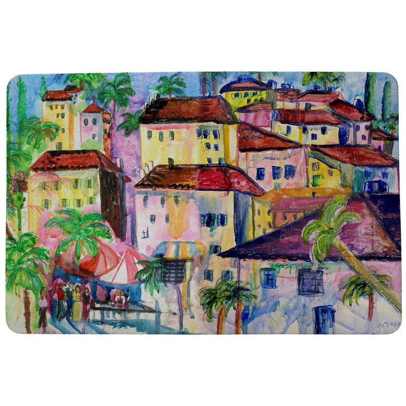 Tapis d'intérieur antidérapant Simonds Fun City, Rectangulaire : 1 pi 6 po x 2 pi 2 po
