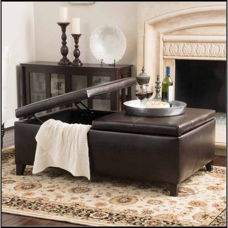 Versatile Ottoman With Storage And Extra Functionality For Any Room