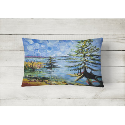 Outdoor Reversible Throw Pillow
