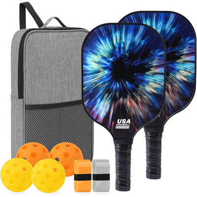 Premium Carbon Fiber Pickleball Paddle Set – USAPA Approved for Advanced Players | Lightweight Carbon Fiber Surface