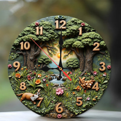 Horloge murale Nature