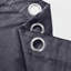 Safia 100% Crushed Velvet Eyelet Sheer Window Curtains-49251791-49251634