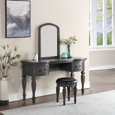 Ensemble de coiffeuse en bois