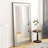 Perrigo Beveled Wood Framed Silver Rectangle Full Length Mirror