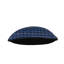 Housse de coussin réversible en similicuir bleu-115992007