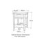 Abriela 40cm W Solid + Manufactured Wood Bedside Table-218644408